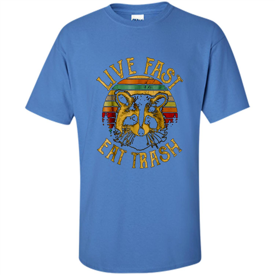 Live fast eat trash bear vintage camping PINGPONG
