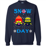 Snow Day Shirt For Detroit Pistons Vs Minion Fans pingpong