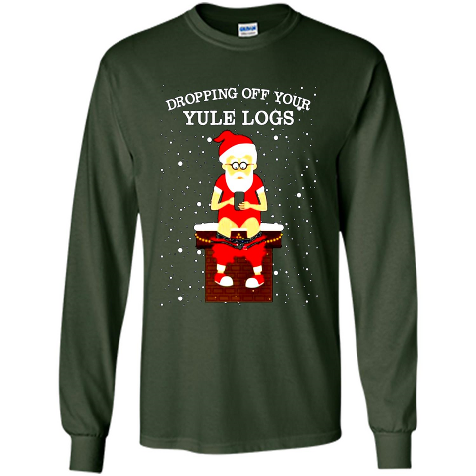 Santa Dropping Off Your Yule Logs