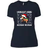 Amazing Dominick The Christmas Donkey-Italian Christmas Donkey - Ladies' Boyfriend T-Shirt