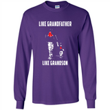 Boston Red Sox GrandFather Like GrandSon - Long Sleeve T-Shirt