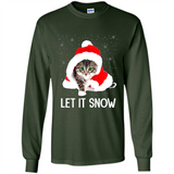 Let It Snow Cat Christmas sweater PINGPONG