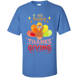 Happy Thanksgiving Turkey Day Colorful Cute