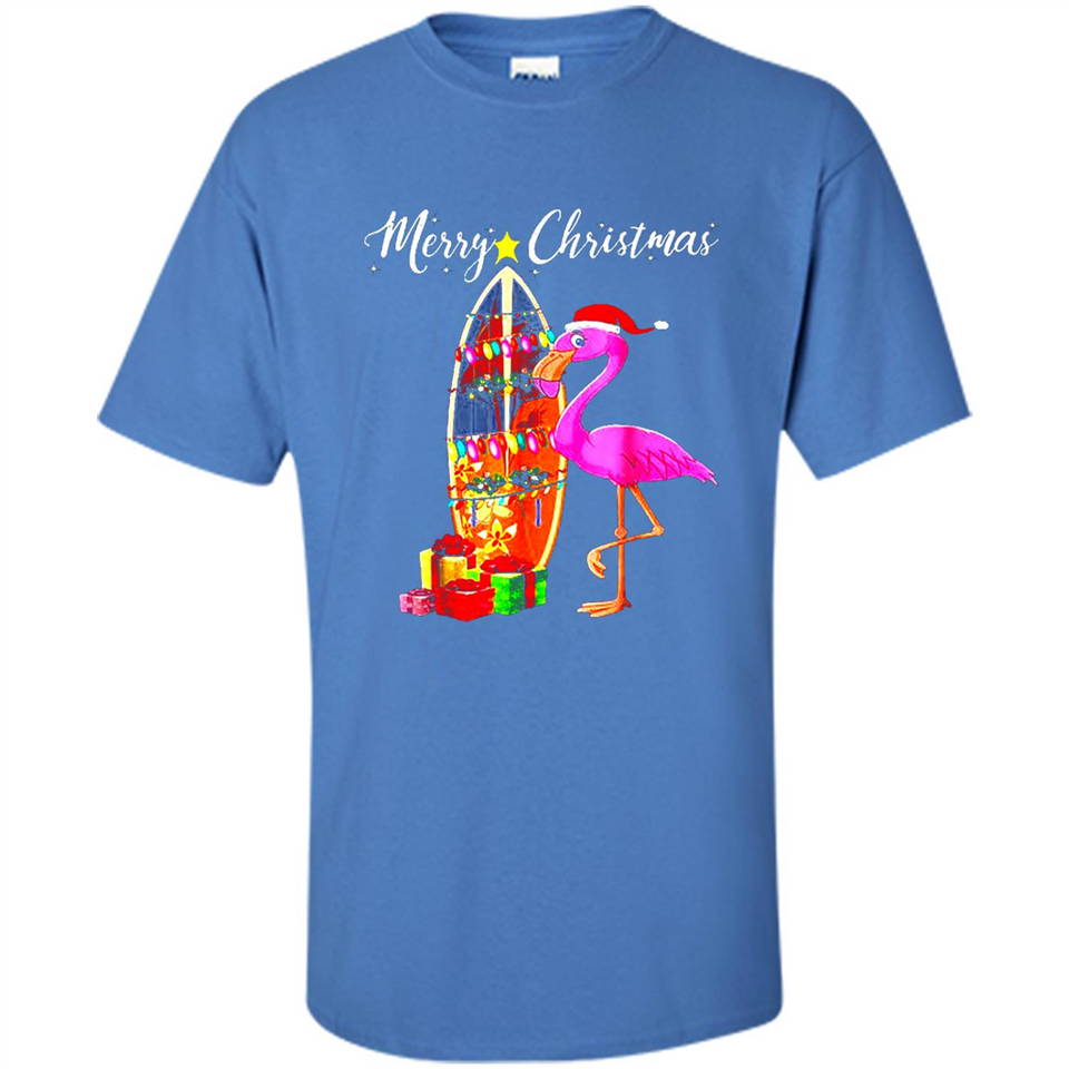 Flamingo Christmas Shirt, Merry Christmas Shirt , Flamingo - Shirt