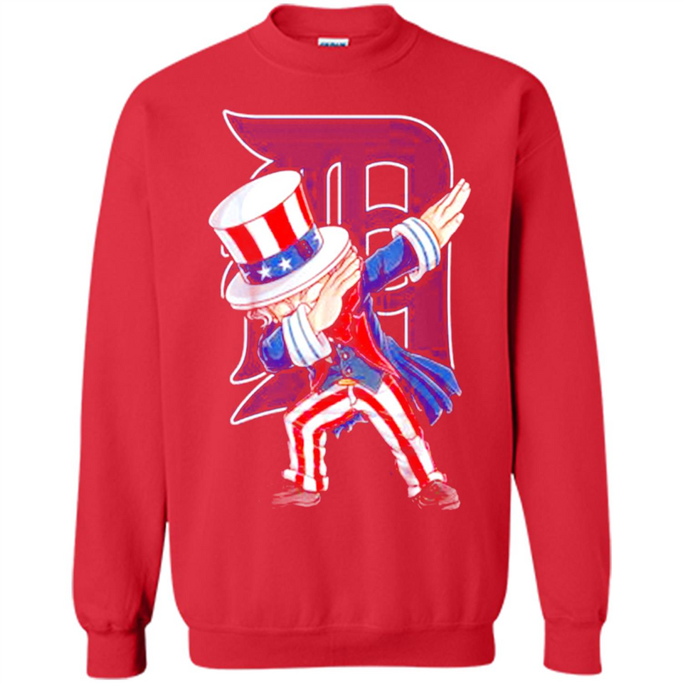 MLB DETROIT TIGERS UNCLE SAM DABBING INDEPENDENCE DAY