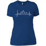 Heartbeat Christmas Tree T-shirt Funny Xmas Costume