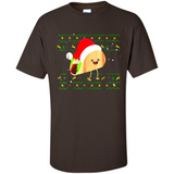 TACO Santa Hat Ugly Christmas shirt Ladies' Boyfriend
