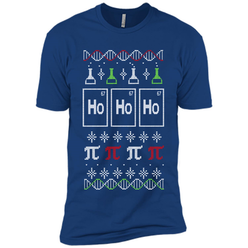 Scientific christmas ugly sweater - Premium Short Sleeve T-Shirt