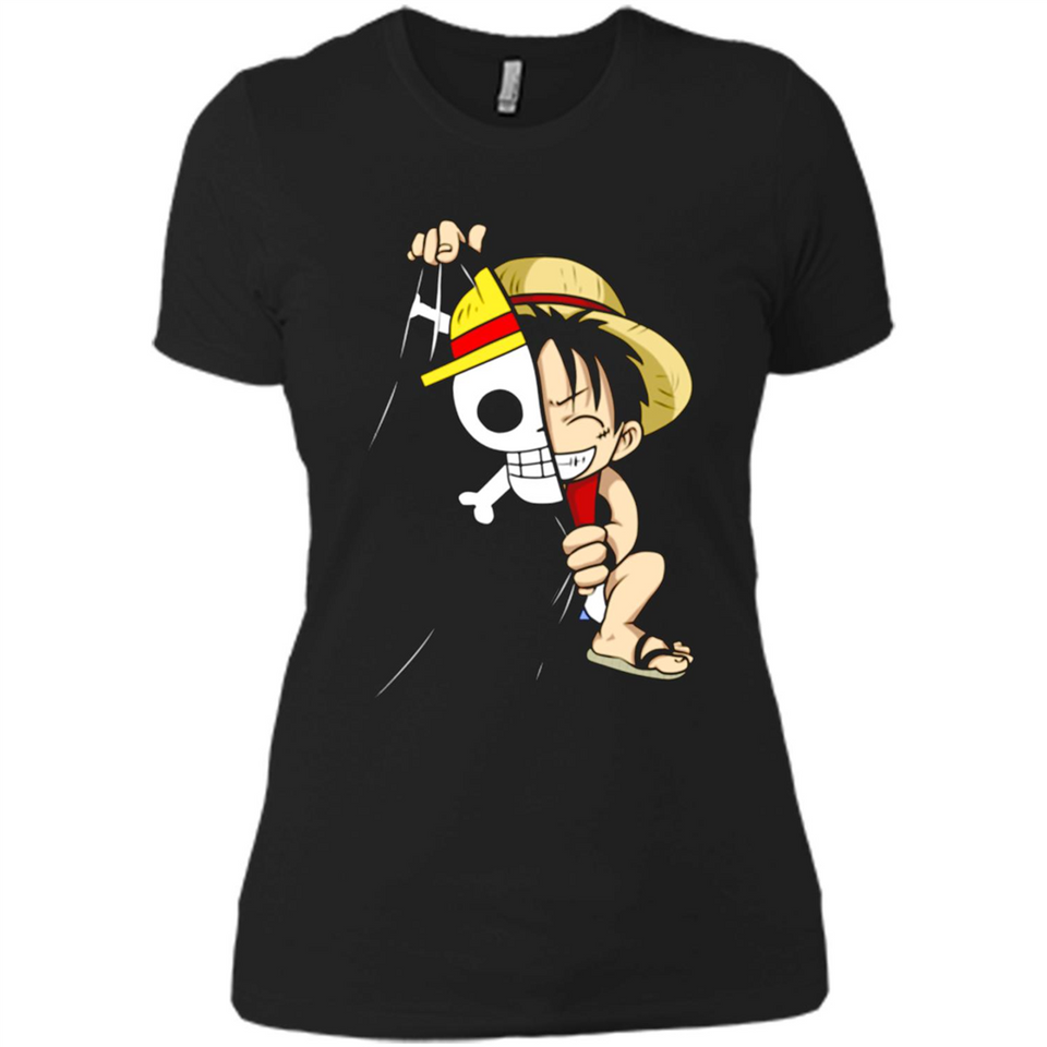 Luffy Flag One Piece - Ladies' Boyfriend T-Shirt