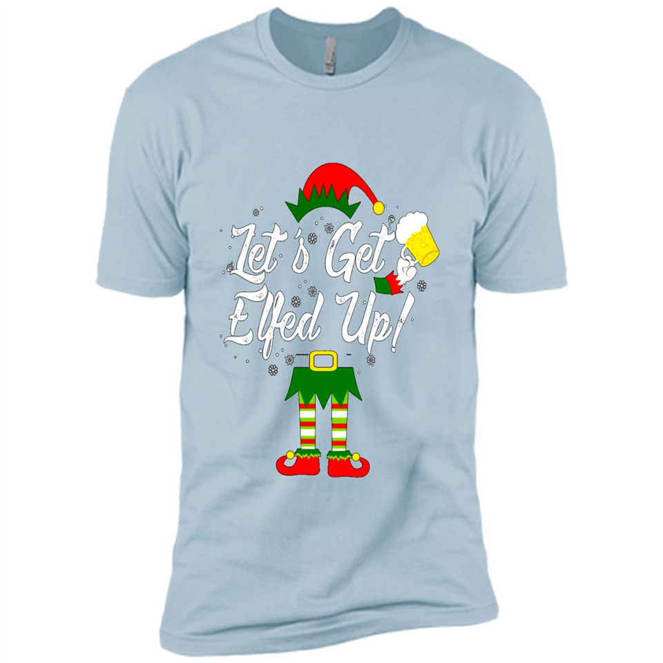 Let's Get Elfed Up Drinking Beer Christmas PINGPONG