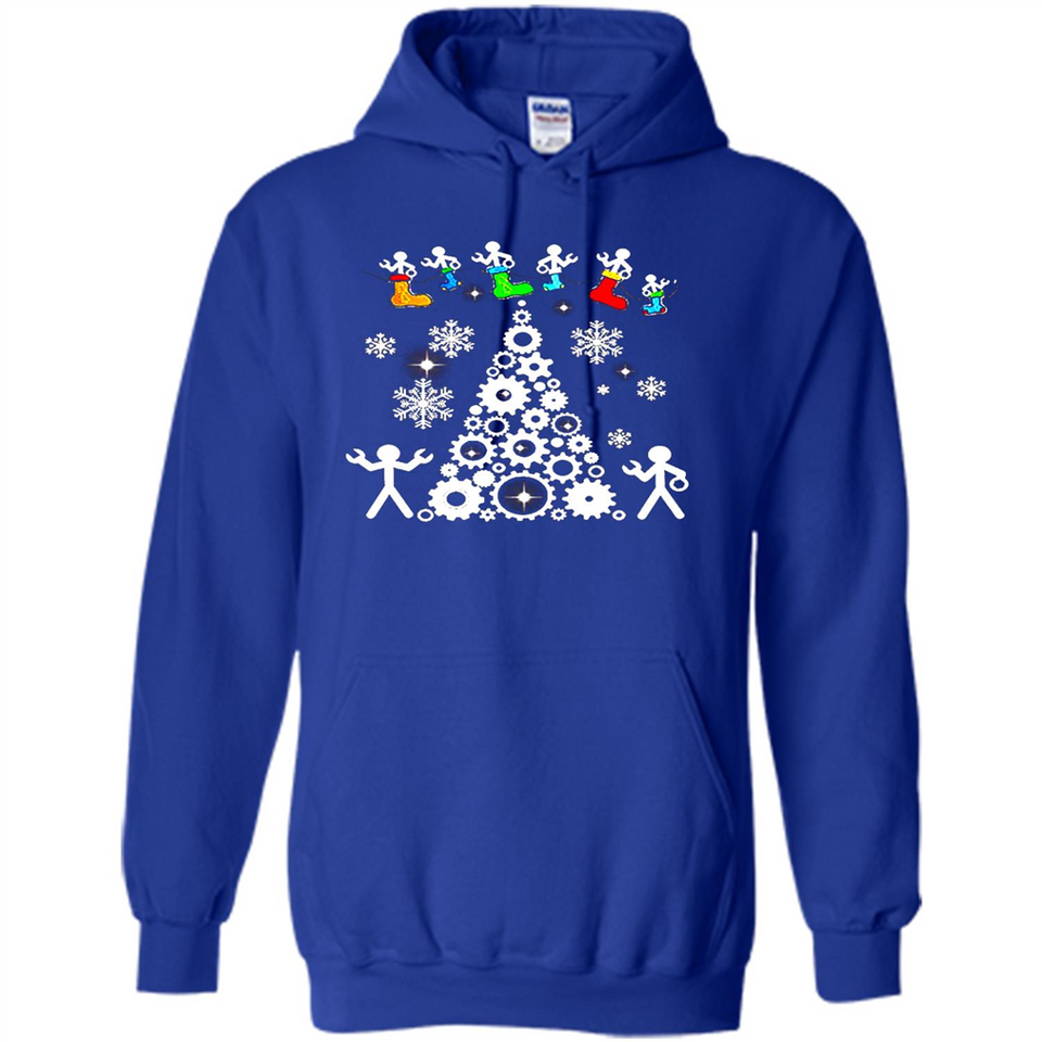Funny Mechanics Ugly Christmas 2018 - Hoodie