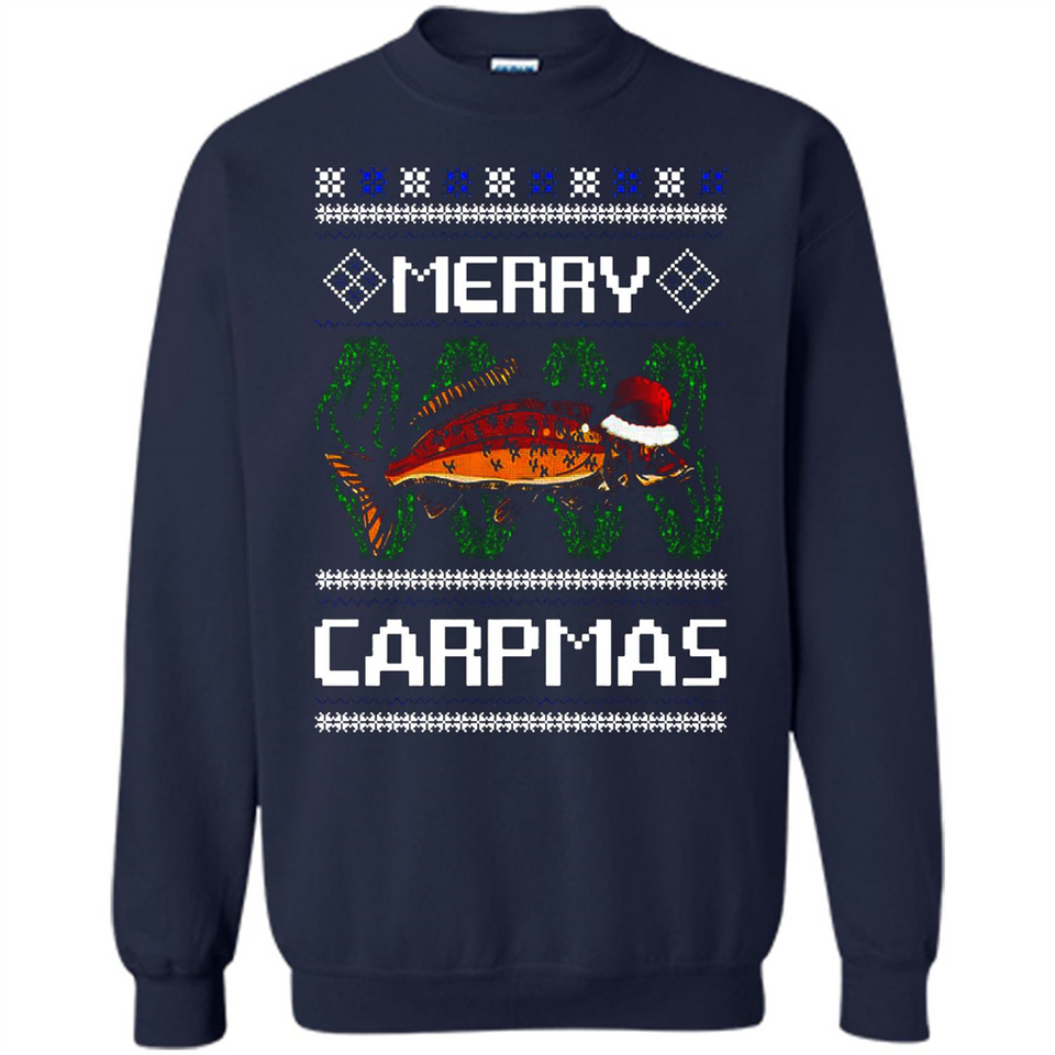 Santa Claus Carpmas Merry Carpmas Christmas Sweater PINGPONG - Sweatshirt