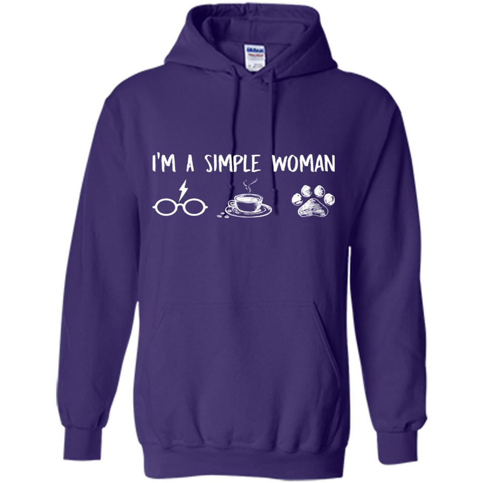 I’m Simple Woman Like Harry Potter, Coffee and Dog