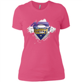 Denver Nuggets And Superman Fans - Ladies' Boyfriend T-Shirt