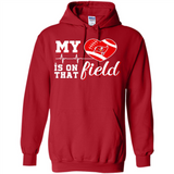 Tampa Bay Buccaneers Football My Heart is on that Field - Hoodie