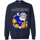 Grumpy Santa Claus Baltimore Ravens Football Team PINGPONG