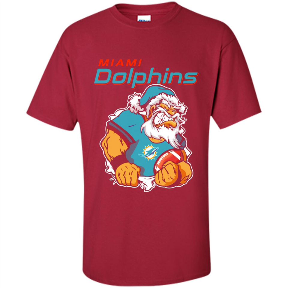 Grumpy Santa Claus Miami Dolphins Football Team PINGPONG