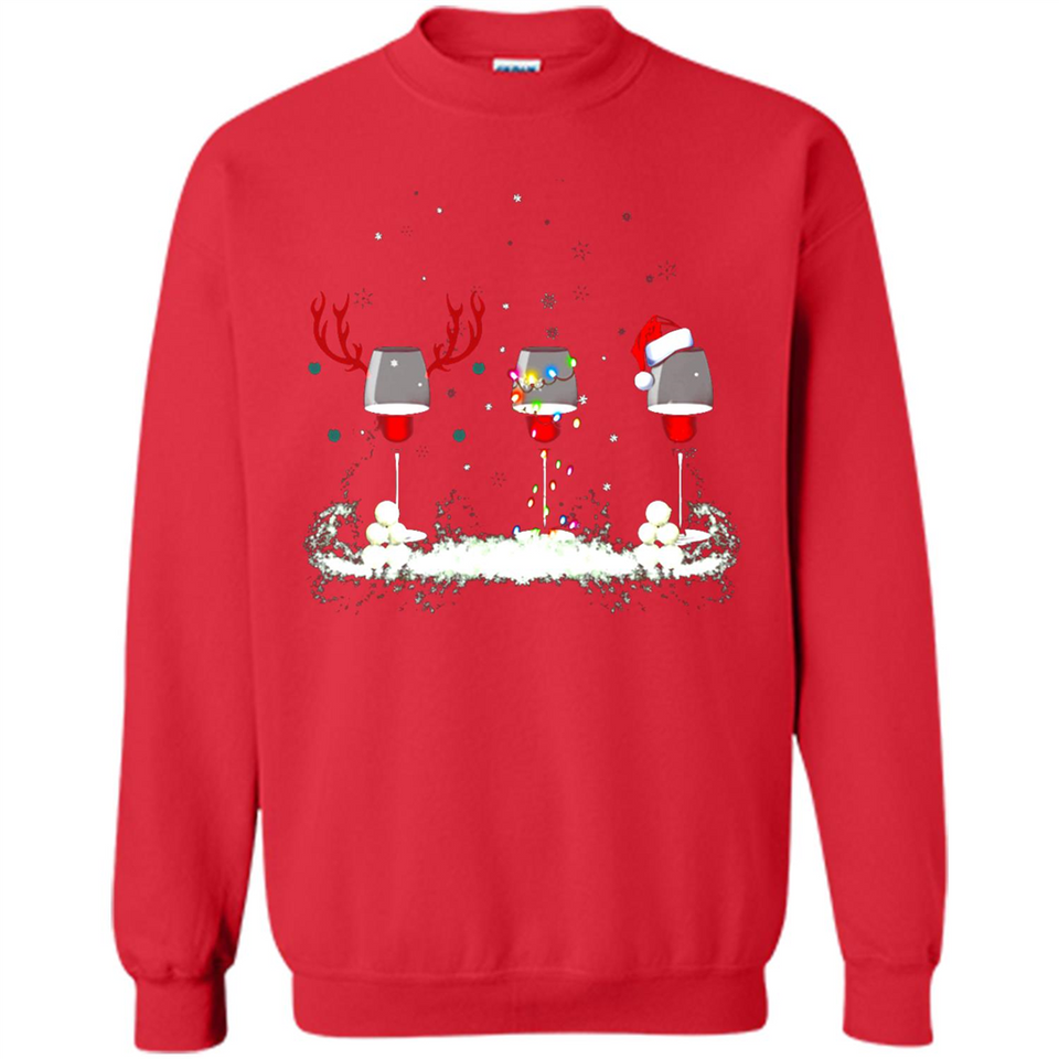 Christmas Red Wine - Merry Xmas T-Shirt - Sweatshirt