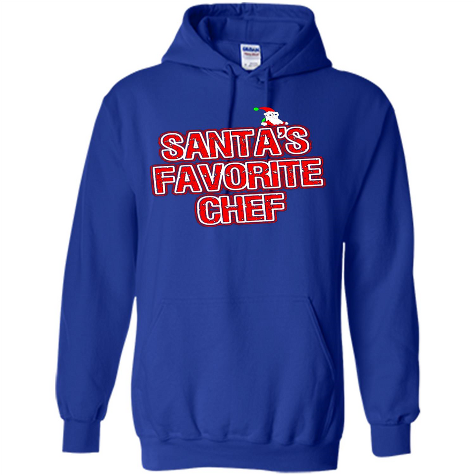 Funny Christmas Clothes - Santas Favorite Chef - Hoodie
