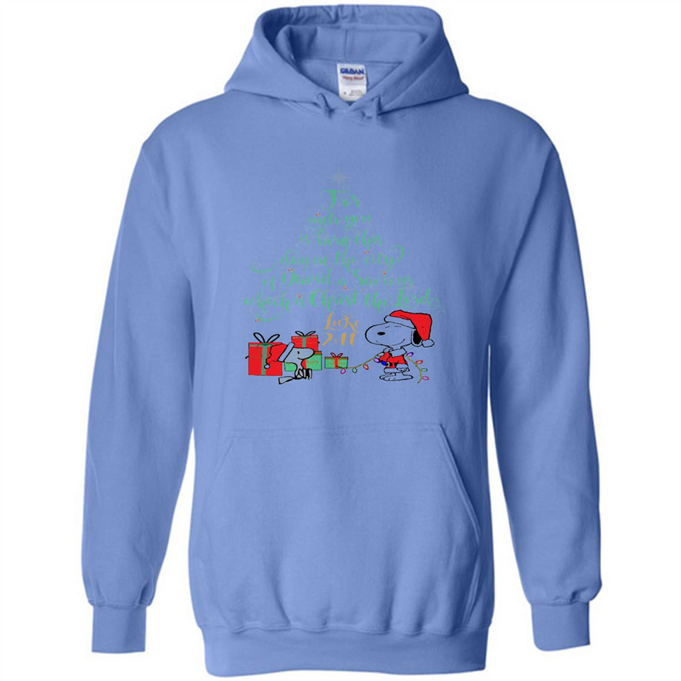 Snoopy Merry Christmas with Christmas tree T-Shirt - Hoodie