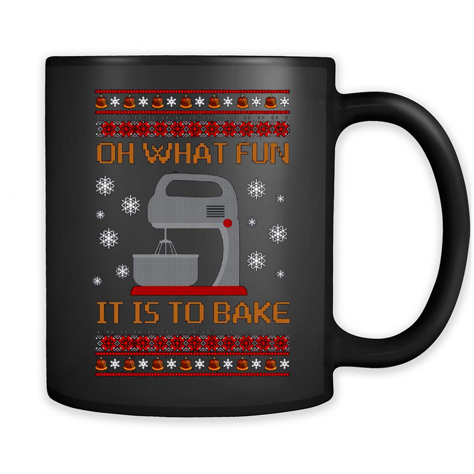 Oh What Fun It Is To Bake Ugly Christmas sweater Sweater PINGPONG