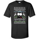 RICK AND MORTY-I TURNED MYSELF INTO A CHRISTMAS SWEATER MORTY UGLY XMAS SWEATER