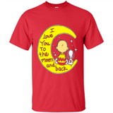 I LOVE YOU TO THE MOON AND BLACK CHARLIE BROWN AND SNOOPY