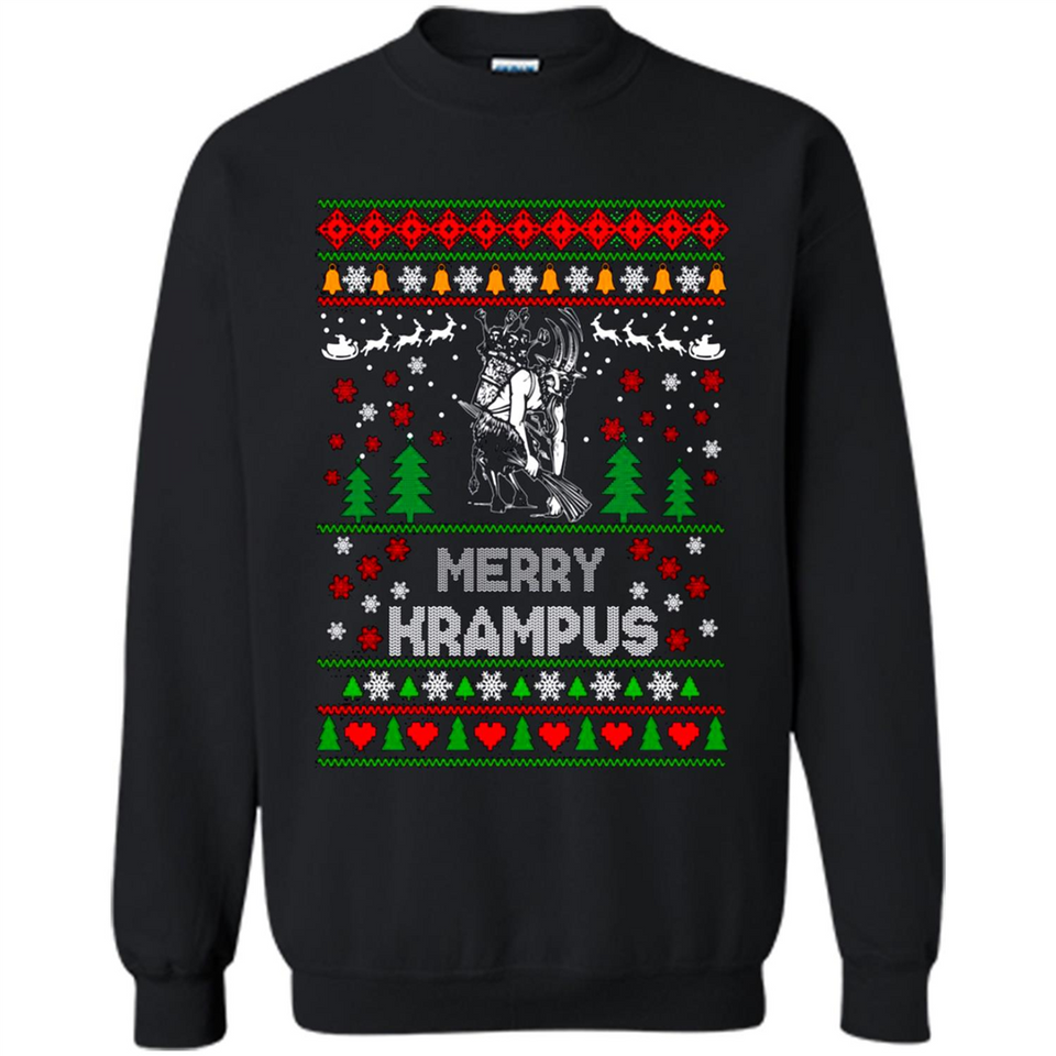 Merry Krampus Christmas sweatshirt PINGPONG