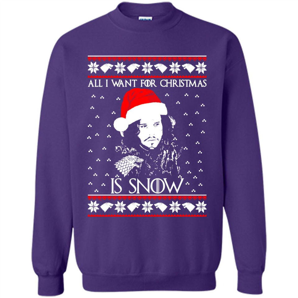 All I Want for Christmas is Snow ugly sweater PINGPONG