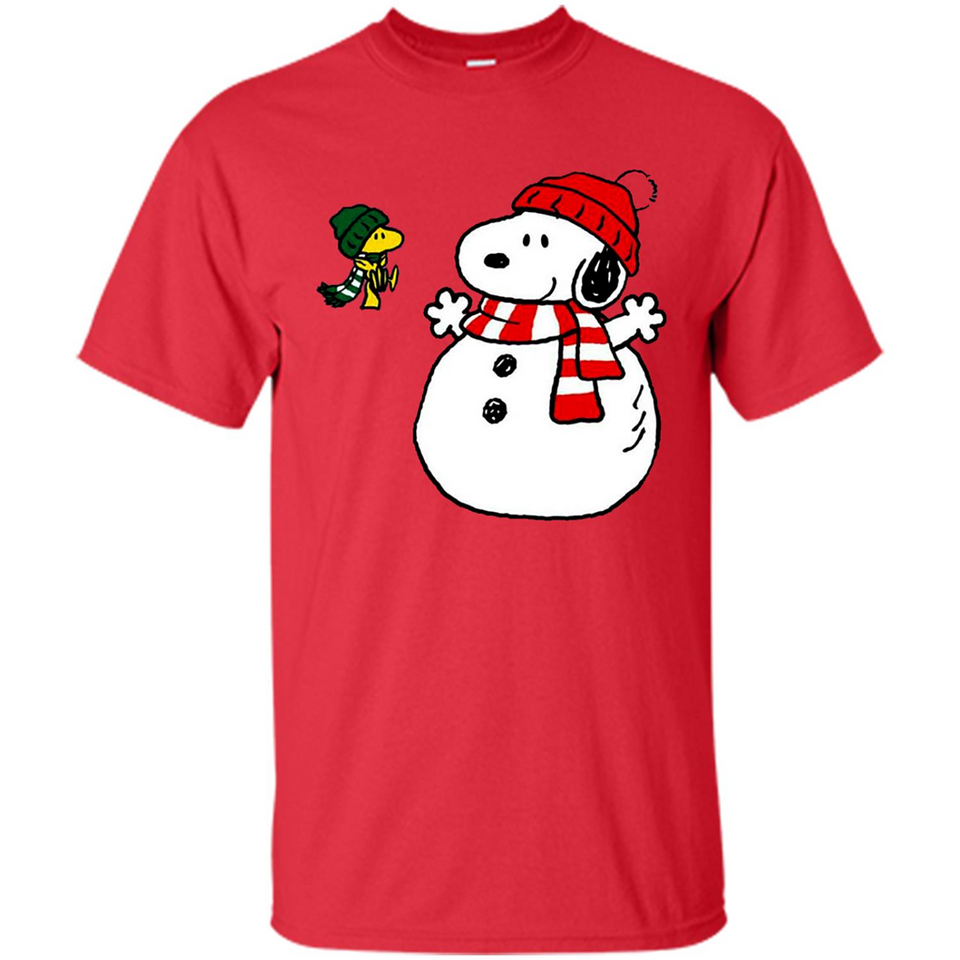 Snoopy Snowman Christmas