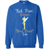Tinker Bell Rock Paper Scissors Throat Punch I win PINGPONG
