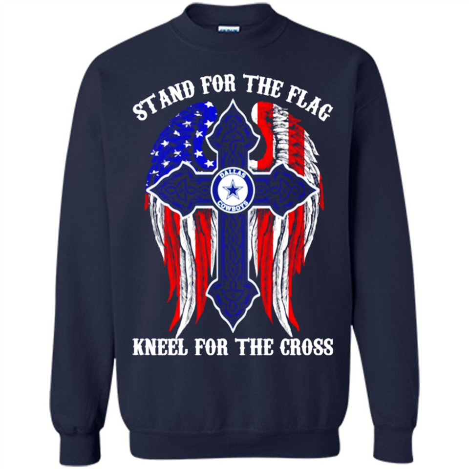 Dallas Cowboys - stand for the flag kneel for the cross