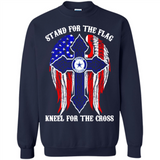 Dallas Cowboys - stand for the flag kneel for the cross