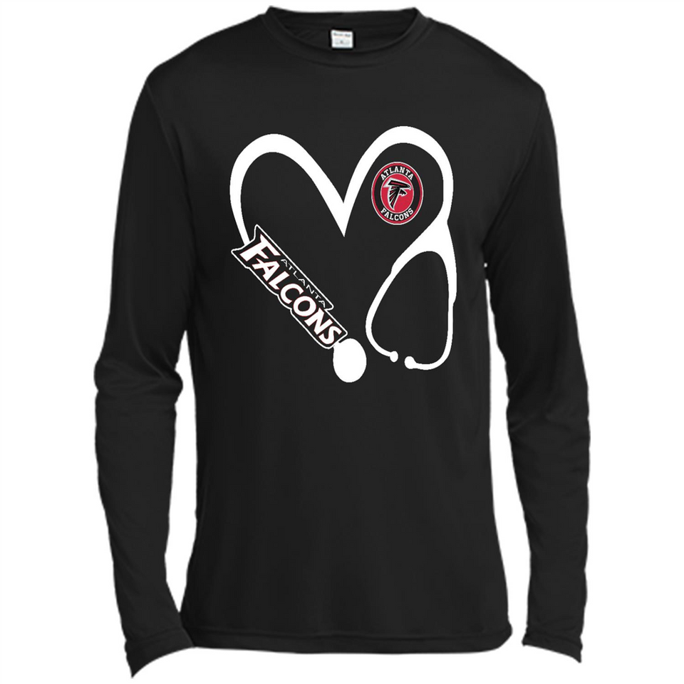 Stethoscope Heart Love Atlanta Falcons For Football Lovers