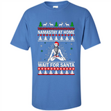 Namastay at home and wait for Santa Christmas sweatshirt PINGPONG