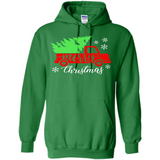 Vintage Christmas Classic Truck T-Shirt with Snow and Tree