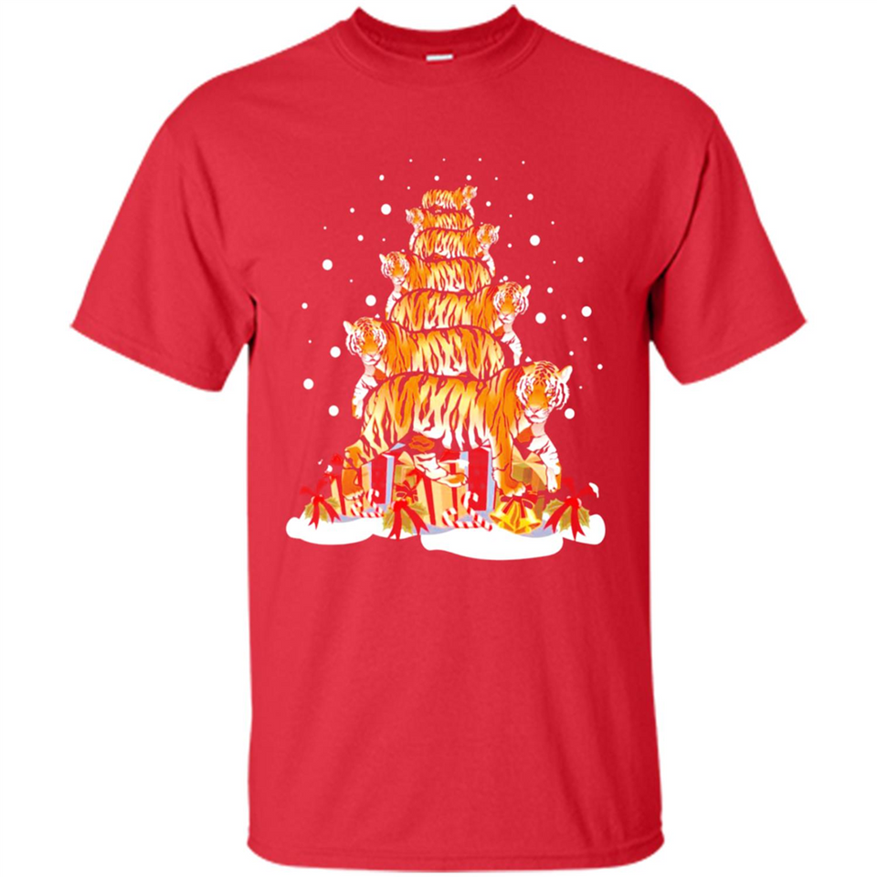 Tiger Christmas Tree Funny Merry Christmas - Shirt