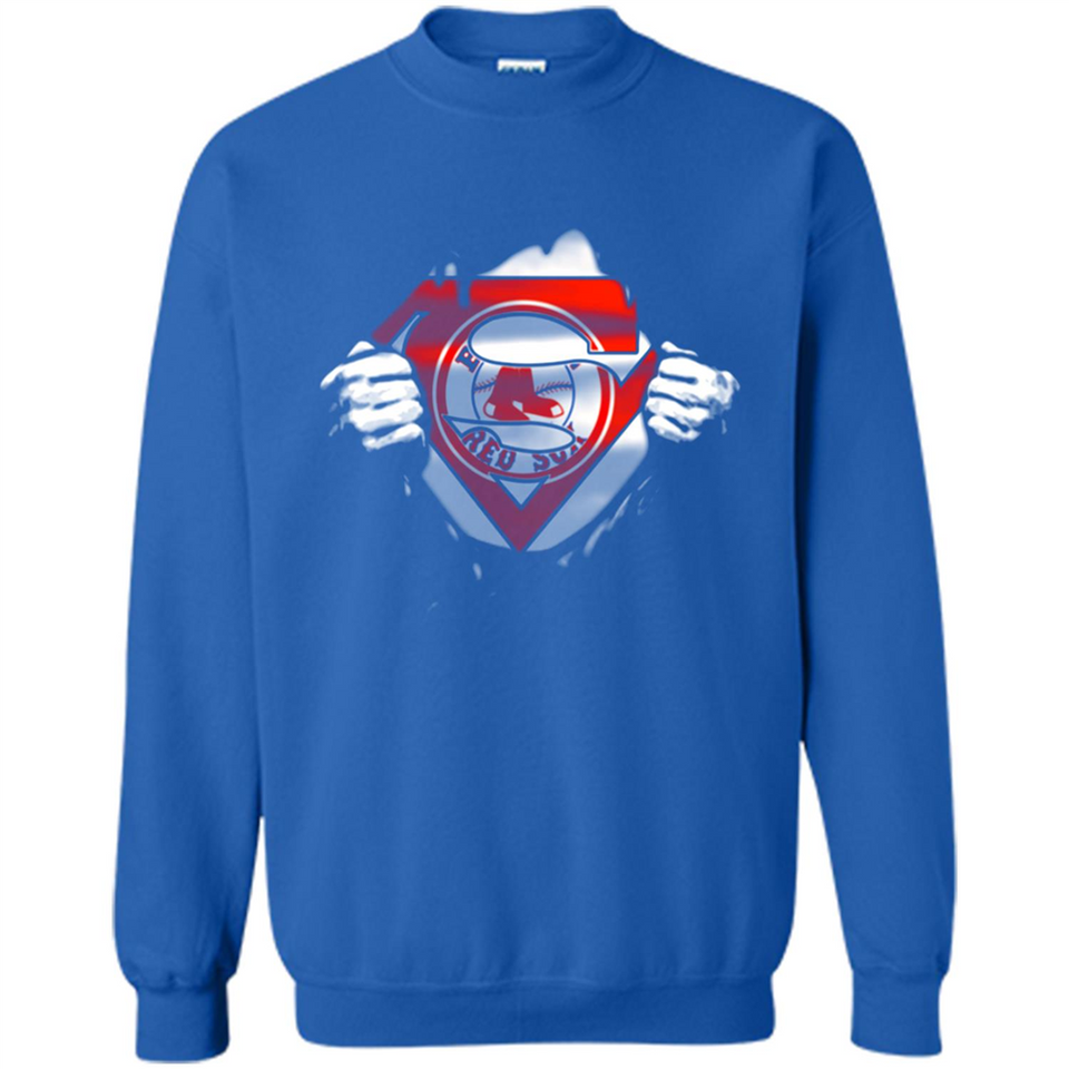 Boston Red Sox And Superman Fans - Sweatshirt