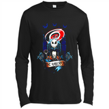 Carolina Hurricanes Halloween The Nightmare Before Christmas - Canvas Long Sleeve T-Shirt