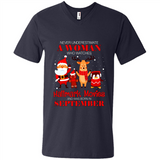 Never Underestimate A September Woman Watches Hallmark Movies Sweatshirt PINGPONG