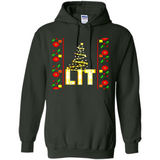 Funny Lets Get Lit Christmas Tree - Hoodie