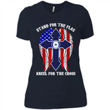 Dallas Cowboys - stand for the flag kneel for the cross