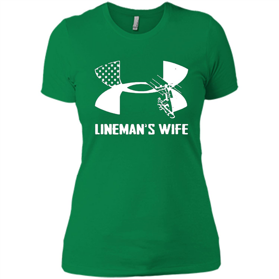 Lineman Wife Under Armour - Ladies' Boyfriend T-Shirt