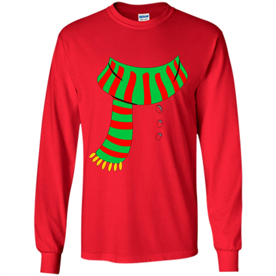 Snowman Scarf Costume T-shirt Christmas