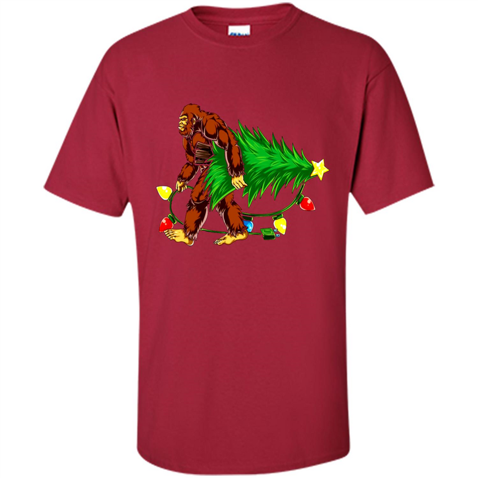 Hugging Christmas Tree Bigfoot PING PONG