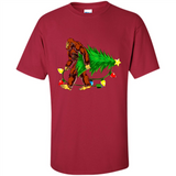 Hugging Christmas Tree Bigfoot PING PONG