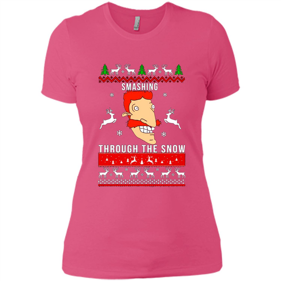 Nigel Thornberry Smashing through the snow Christmas sweatshirt PINGPONG