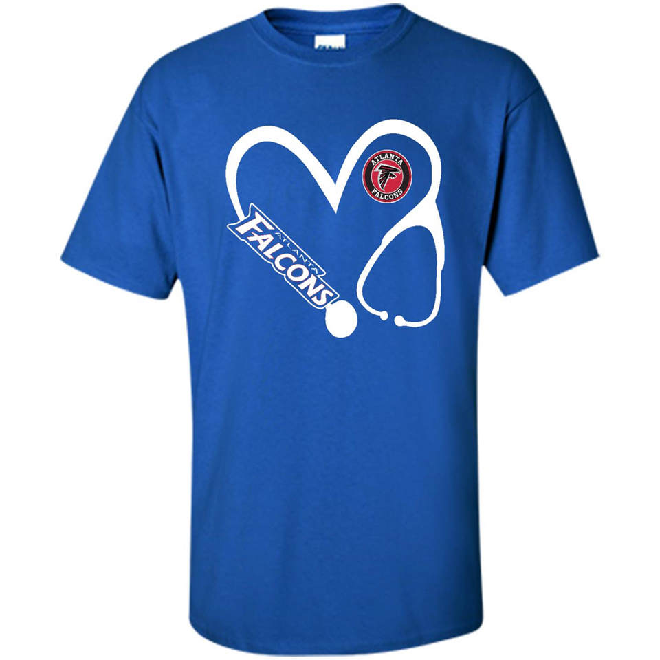 Stethoscope Heart Love Atlanta Falcons For Football Lovers