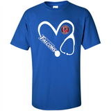 Stethoscope Heart Love Atlanta Falcons For Football Lovers