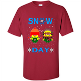 Snow Day Shirt For Dallas Stars Vs Minion Fans pingpong